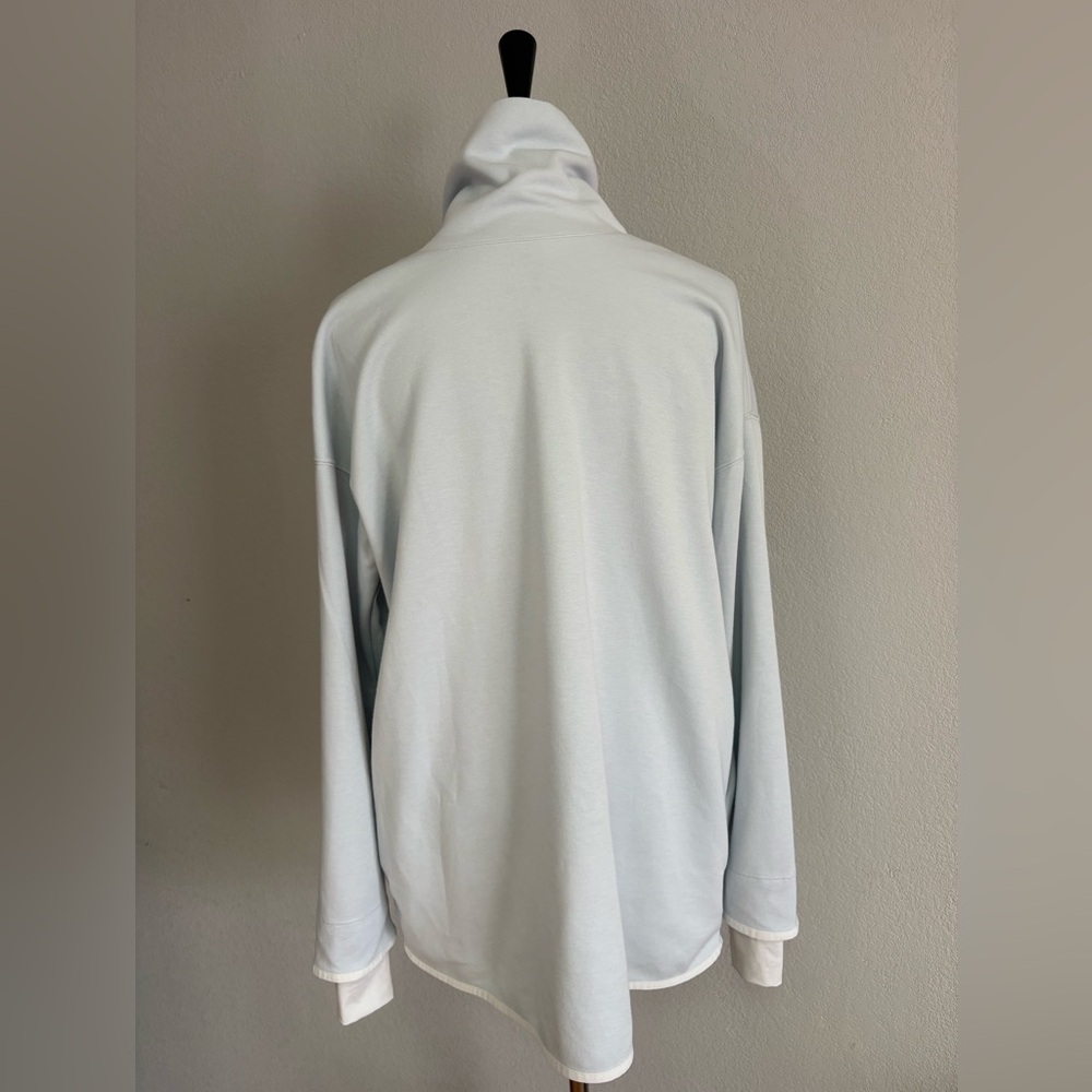Nike Dri-Fit Asymmetrical Wrap Funnel Neck Top | Size M - Picture 3 of 10